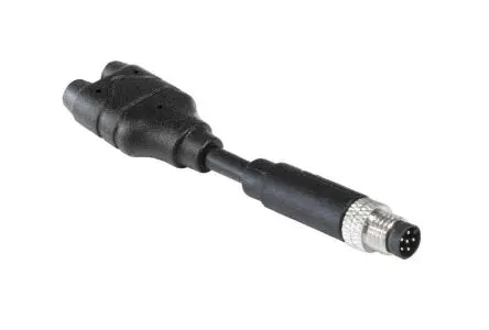 Produktfoto 1 von Bulgin, T M8 Rundsteckverbinder Adapter M8, IP67 6 M8 Stecker