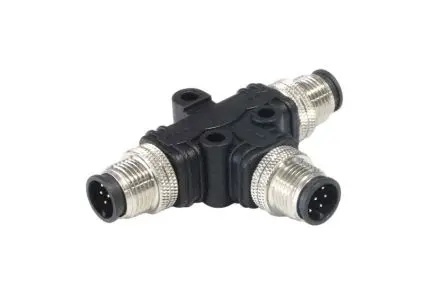 Produktfoto 1 von Bulgin, Gerade M8 Rundsteckverbinder Adapter M8, IP67 Stecker 4 M8 Stecker