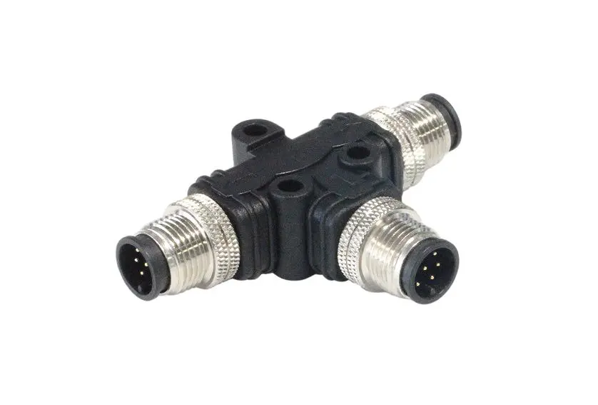 Produktfoto 1 von Bulgin, T M8 Rundsteckverbinder Adapter M8, IP40 3 M8 Buchse
