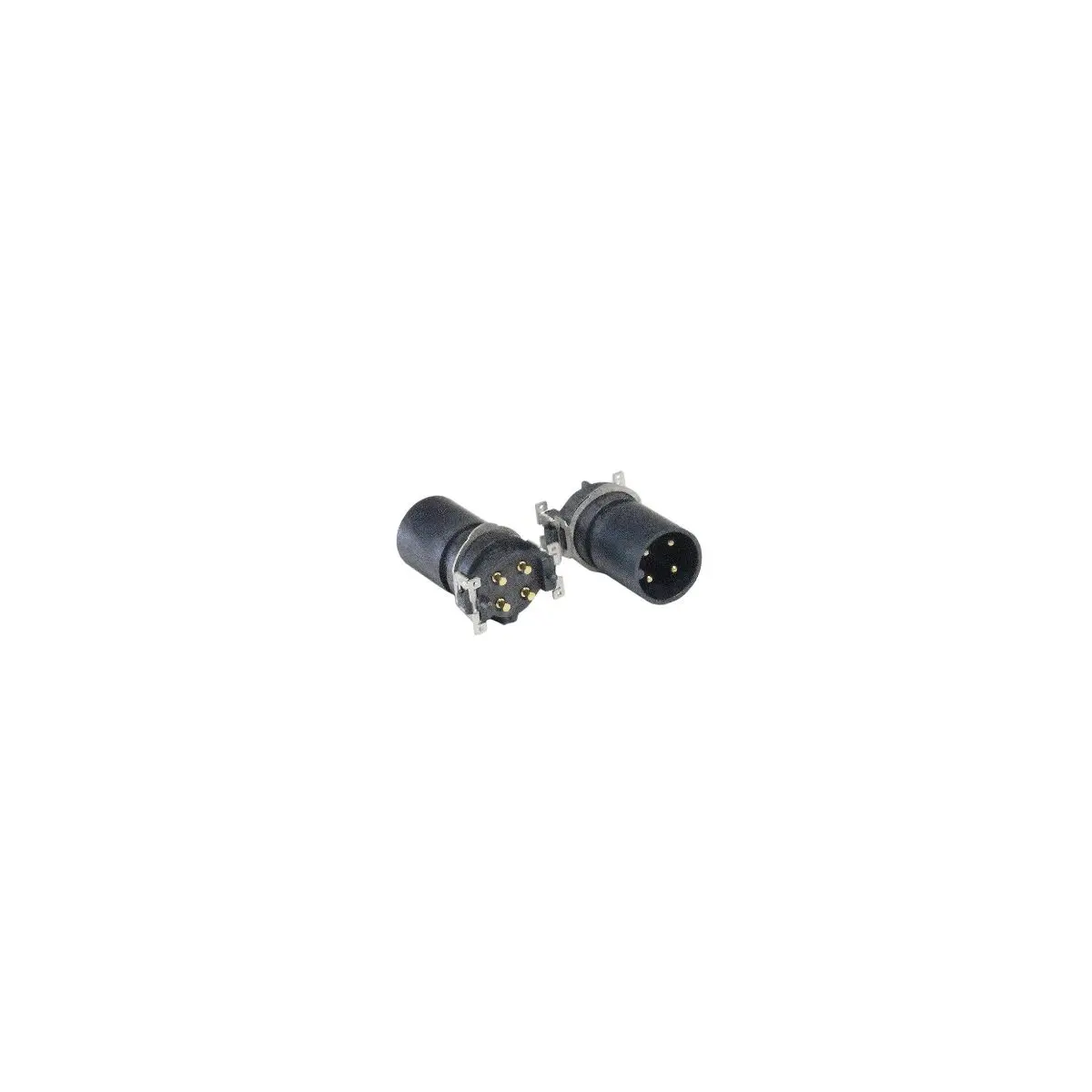 Produktfoto 1 von Bulgin Buccaneer M12 12 mm M12 Rundsteckverbinder Buchse 4-polig Stecker/Stecker 0.5A Panel IP40