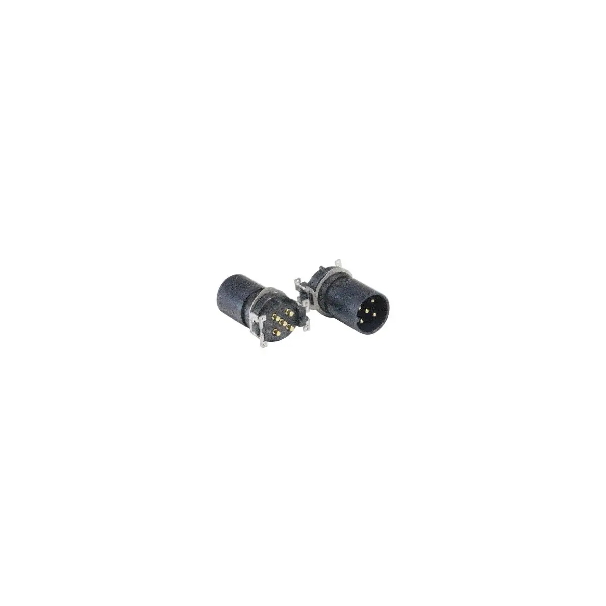 Produktfoto 1 von Bulgin Buccaneer M12 12 mm M12 Rundsteckverbinder Buchse 5-polig Stecker/Stecker 0.5A Panel IP40