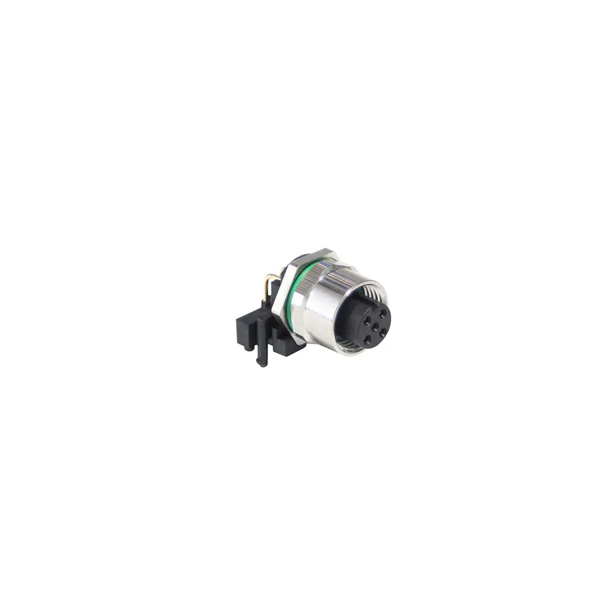 Produktfoto 1 von Bulgin Buccaneer M12 13.5 mm M12 Rundsteckverbinder Buchse 5-polig Buchse 4A Panel IP40