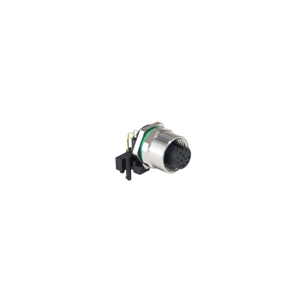 Produktfoto 1 von Bulgin Buccaneer M12 13.5 mm M12 Rundsteckverbinder Buchse 12-polig Buchse 1.5A Panel IP40