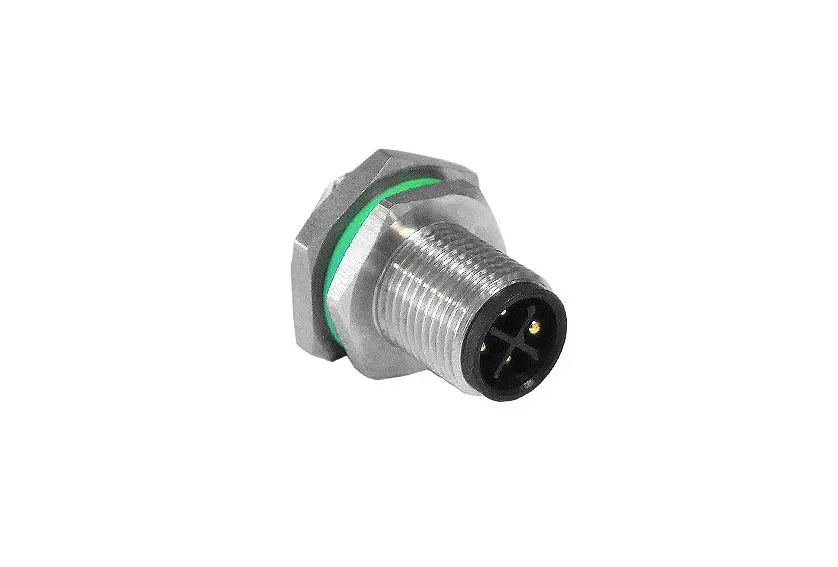 Produktfoto 1 von Bulgin Buccaneer M12 M12 M12 Rundsteckverbinder Buchse 5-polig Stecker 4A Panel IP40