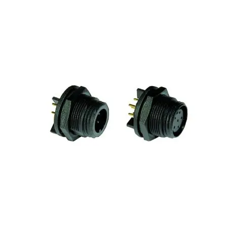 Bulgin Buccaneer 400 22.23 mm Miniature Rundsteckverbinder Stecker 12-polig Stecker 8A Hinten IP68