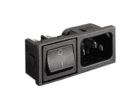 Produktfoto 1 von Bulgin IEC-Steckverbinder 250 V, Gerade, Snap-In, Stecker / 10A