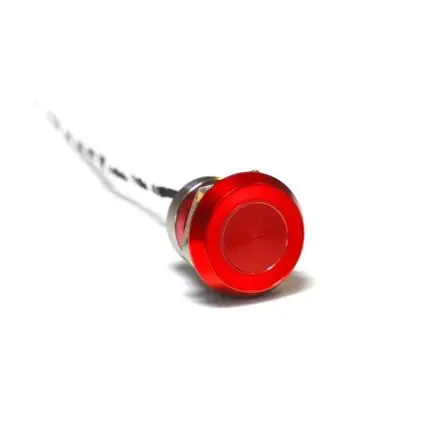 Produktfoto 1 von Bulgin MC22 Kapazitiver Schalter Kapazitiv Tastend Öffner 12V dc / 24V dc Ein-Aus Rote Anoden Beleuchtet, Grün, Rot /