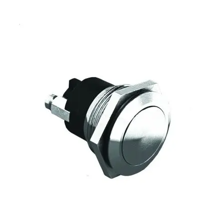 Produktfoto 1 von Bulgin MPB Druckschalter Tastend Panel Ø 19.2 mm, SPST 50 V dc 50 V ac, IP68