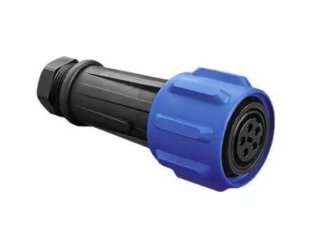 Produktfoto 1 von Bulgin Buccaneer 900 58 mm Standard Rundsteckverbinder Buchse 3-polig Buchse 32A Kabel IP68