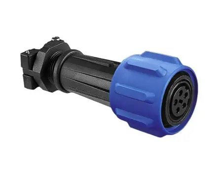 Produktfoto 1 von Bulgin PXA911 58 mm Standard Rundsteckverbinder Buchse 3-polig Buchse 32A Kabel IP68