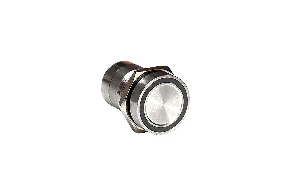 Produktfoto 1 von Bulgin Kapazitiver Schalter Tastend Schließer 12V dc / 24V dc Beleuchtet, IP 68