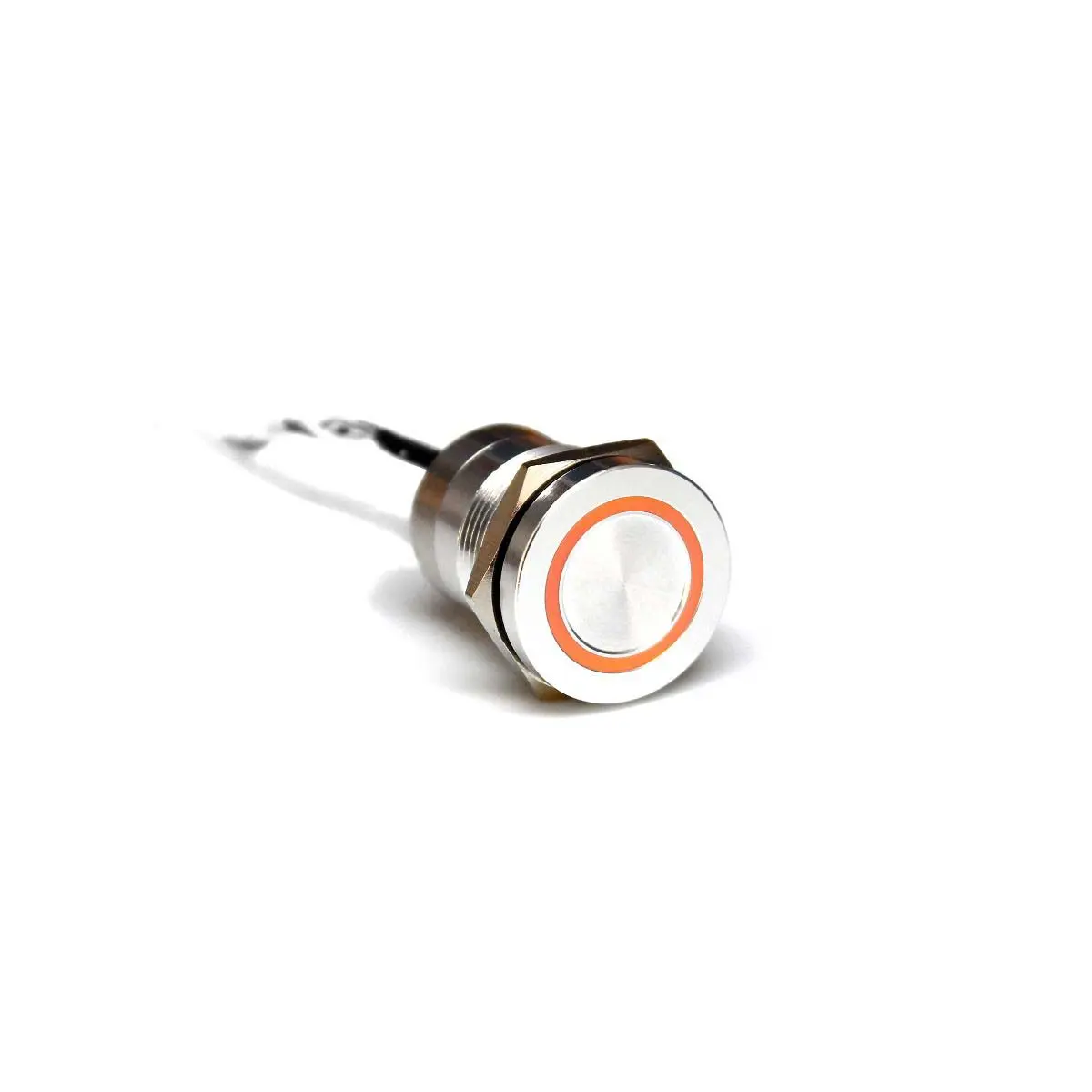 Produktfoto 1 von Bulgin MC19 Kapazitiver Schalter Kapazitiv Rastend Öffner 12V / 24V Ein-Aus Edelstahl, Rot, Grün / 500 mA, IP69, IP68