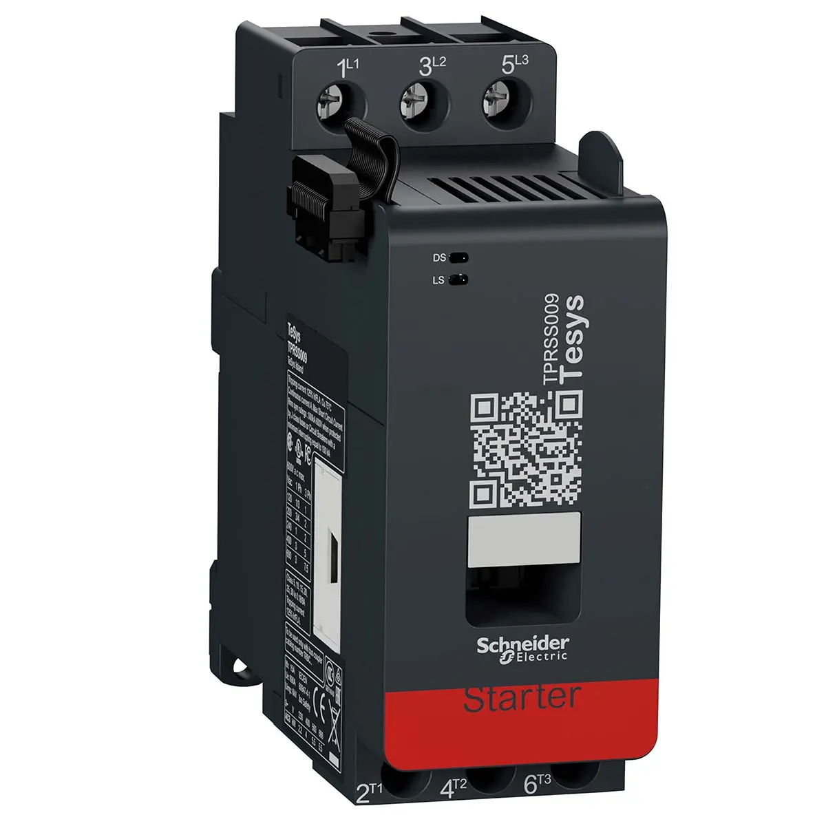 Produktfoto 1 von Schneider Electric TeSys TPRSS Direktstarter 1, 3-phasig 5,5 kW, 690 V ac / 9 A, 15 A., Automatik