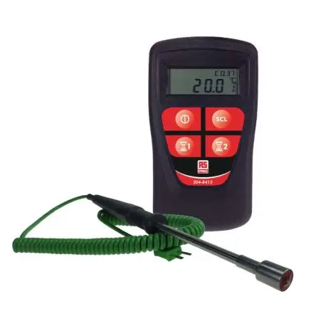 RS PRO Thermometerkit, CLEGK3, Legionellen, 1 bis 2500 °C ±0.2°C (±0.1 %) max, Messelement Typ Eintauchen, Oberfläche