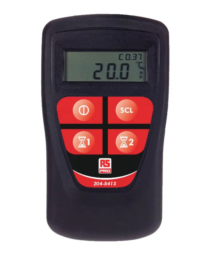 Produktfoto 1 von RS PRO Digitales Thermometer, Verdrahtet, 1 bis 1370 °C ±0.2°C (±0.1 %) max, Messelement Typ Typ T, K