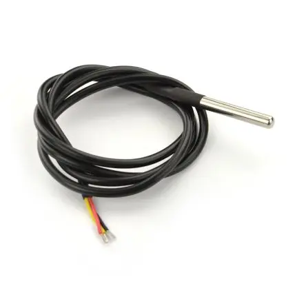 Produktfoto 1 von DFRobot DS18B20 Wasserdichter DS18B20 Digitaler Temperatursensor für Arduino, Sensorplatine Entwicklungstool Sensor,