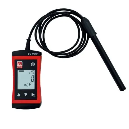 Produktfoto 1 von RS PRO Leitfähigkeitstester, 1μS/cm bis 2000μS/cm, ±0.5 % Batterie 1 μS/cm