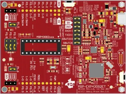 Produktfoto 1 von Texas Instruments Value Line MSP430 LaunchPad Entwicklungskit, Entwicklungsboard Entwicklungstool Microcontroller MSP430