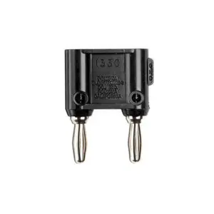 Produktfoto 1 von Fluke 4 mm Stecker Schwarz Bananenstecker, Kontakt Nickel, 5000 V, Schraubanschluss