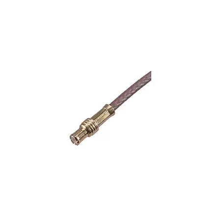 Produktfoto 1 von Huber+Suhner 11_MCX-50-2-15/111_NH Stecker Koaxialsteckverbinder MCX-Steckverbinder, Kabel, für Koaxial-Kabel, 50 Ω