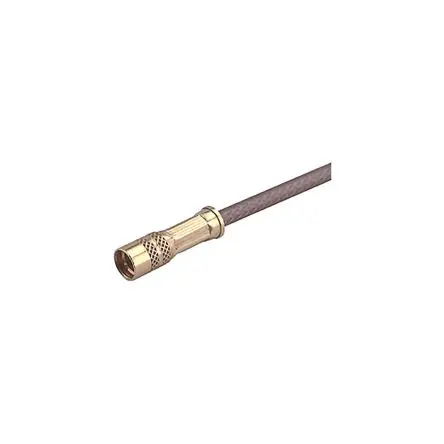 Produktfoto 1 von Huber+Suhner 21_MMCX-50-1-1/111_OH Buchse Koaxialsteckverbinder MCX-Steckverbinder, Kabel, für Koaxial-Kabel, 50 Ω