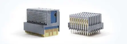 Produktfoto 1 von Amphenol Socapex RVPX - VITA 46, 1.8 mm Backplane-Steckverbinder VITA 46 Links, 56-polig Stecker, 7-reihig, gewinkelt,