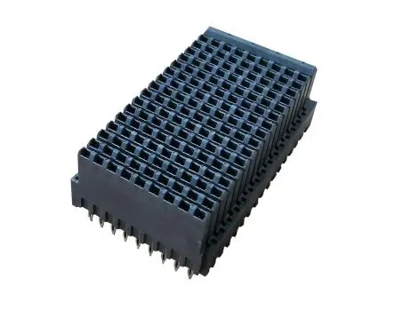 Produktfoto 1 von Amphenol Socapex RVPX - VITA 46, 1.8 mm Backplane-Steckverbinder VITA 46 Rechts, 144-polig Stecker, 9-reihig, Vertikal,
