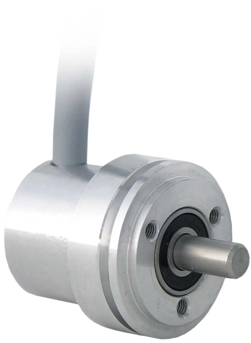 Produktfoto 1 von RS PRO Inkremental Drehgeber Inkremental 512/U, 12000U/min, 5 → 30 V dc, Gegentakt Vollwelle mit Ø 6mm Schaft