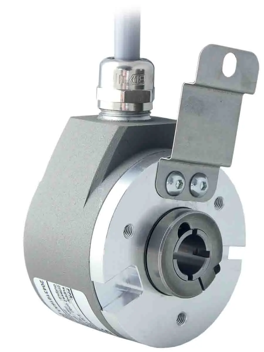 Produktfoto 1 von RS PRO Inkremental Drehgeber Inkremental 5000/U, 6000U/min, 10 → 30 V dc, Gegentakt invertiert Hohlwelle mit Ø