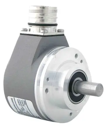 Produktfoto 1 von RS PRO 58B Inkrementalgeber Inkremental 50 Impulse/Umdrehung/U, 30V dc, 8000 U/min, Gegentakt invertiert mit Ø 10 mm