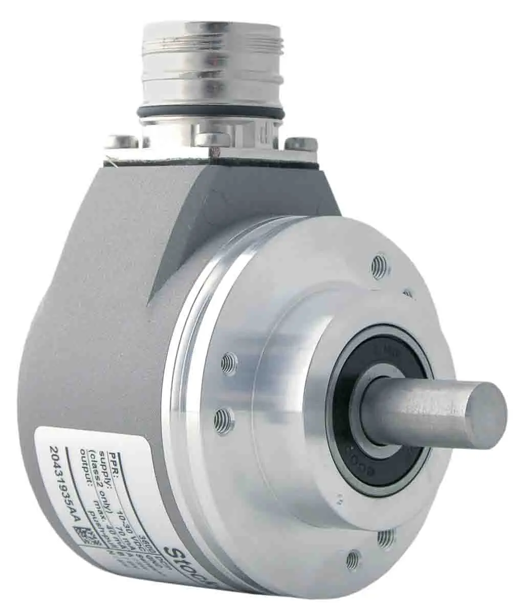 Produktfoto 1 von RS PRO Inkremental Drehgeber Inkremental 3600/U, 8000U/min, 10 → 30 V dc, Gegentakt invertiert mit Ø 10mm Schaft