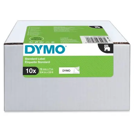 Produktfoto 1 von Dymo Beschriftungsband Weiß auf Weiß 7 m 19 mm 7 m 19 mm