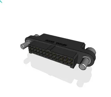Produktfoto 1 von Amphenol Socapex MHDAS Leiterplatten-Stiftleiste Stecker Gerade, 26-polig / 2-reihig, Raster 1.27mm, Crimp-Anschluss,