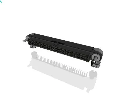 Produktfoto 1 von Amphenol Socapex MHDAS Leiterplattenleiste Gerade, 60-polig / 2-reihig, Raster 1.27 mm Raster Inline, Platine-Platine,