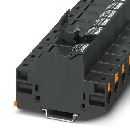 Produktfoto 1 von Phoenix Contact PT 10 Abgesicherter Anschlussklemmenblock 1 Schwarz, 10mm², 1000V Einsteck-Anschluss Abgesichert