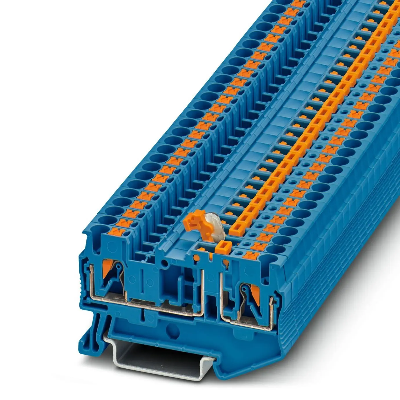 Produktfoto 1 von Phoenix Contact PT 4 OG Bauteil-Anschlussklemmenblock 1 Blau, 4 mm², 400 V Einsteck-Anschluss