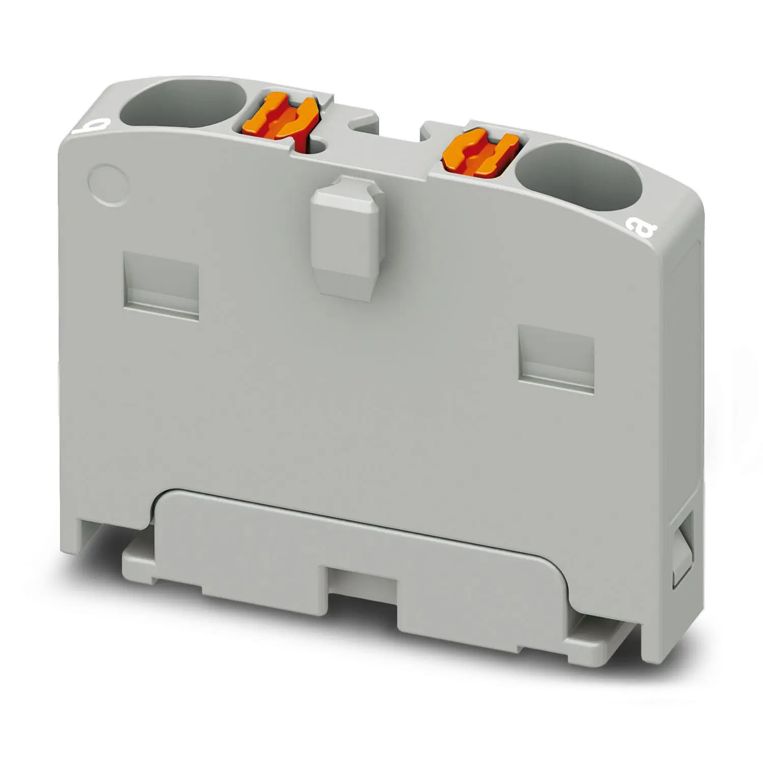 Produktfoto 1 von Phoenix Contact Verteilerblock 2-polig / 450 V 17.5A, Polyamid Grau, IP20