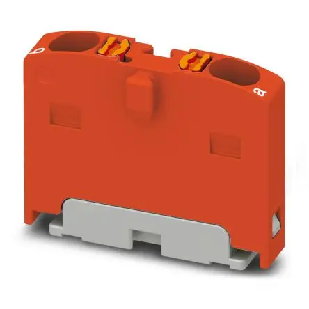 Produktfoto 1 von Phoenix Contact Verteilerblock 2-polig / 450V 17.5A, Polyamid Rot, IP20