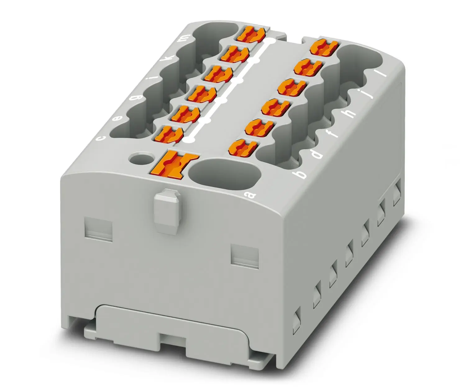 Produktfoto 1 von Phoenix Contact Verteilerblock 13-polig / 450 V 17.5A, Polyamid Grau, IP20