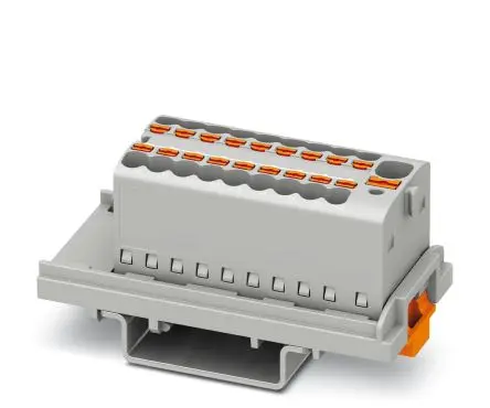 Produktfoto 1 von Phoenix Contact Verteilerblock 19-polig / 500V 17.5A, Polyamid Grau, IP20