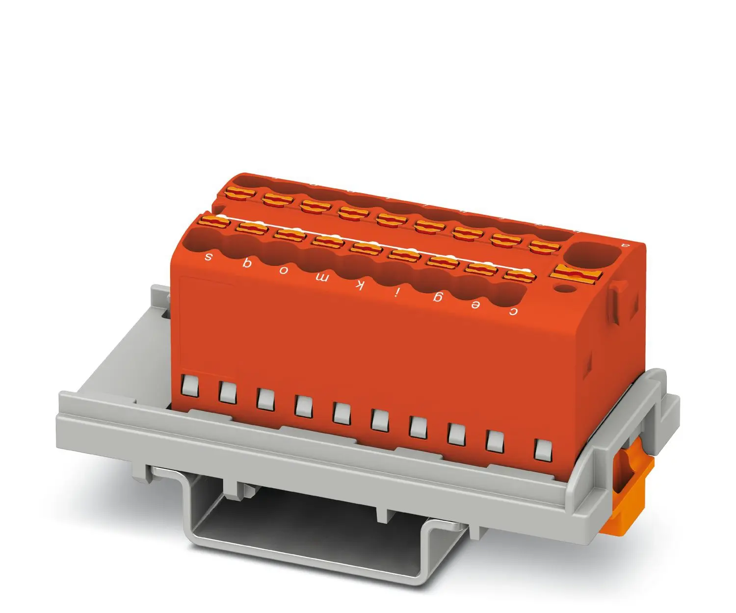 Produktfoto 1 von Phoenix Contact Verteilerblock 19-polig / 500 V 17.5A, Polyamid Rot, IP20