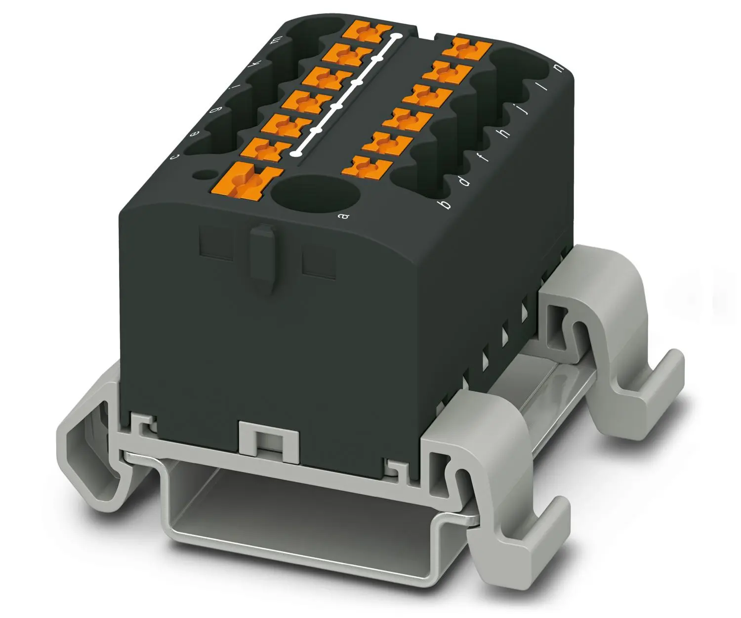 Produktfoto 1 von Phoenix Contact Verteilerblock 13-polig / 690 V 24A, Polyamid Schwarz, IP20