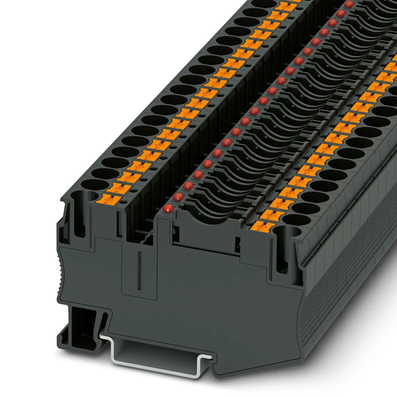 Produktfoto 1 von Phoenix Contact PT 6 Reihenklemme mit Sicherungshalter 1 Schwarz, 10 mm², 24 V Einsteck-Anschluss