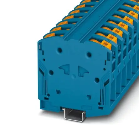Produktfoto 1 von Phoenix Contact PTPOWER 95 BU Anschlussklemmenblock DIN-Schiene 1 Blau, 95mm², 1.5kV Schraubbefestigung