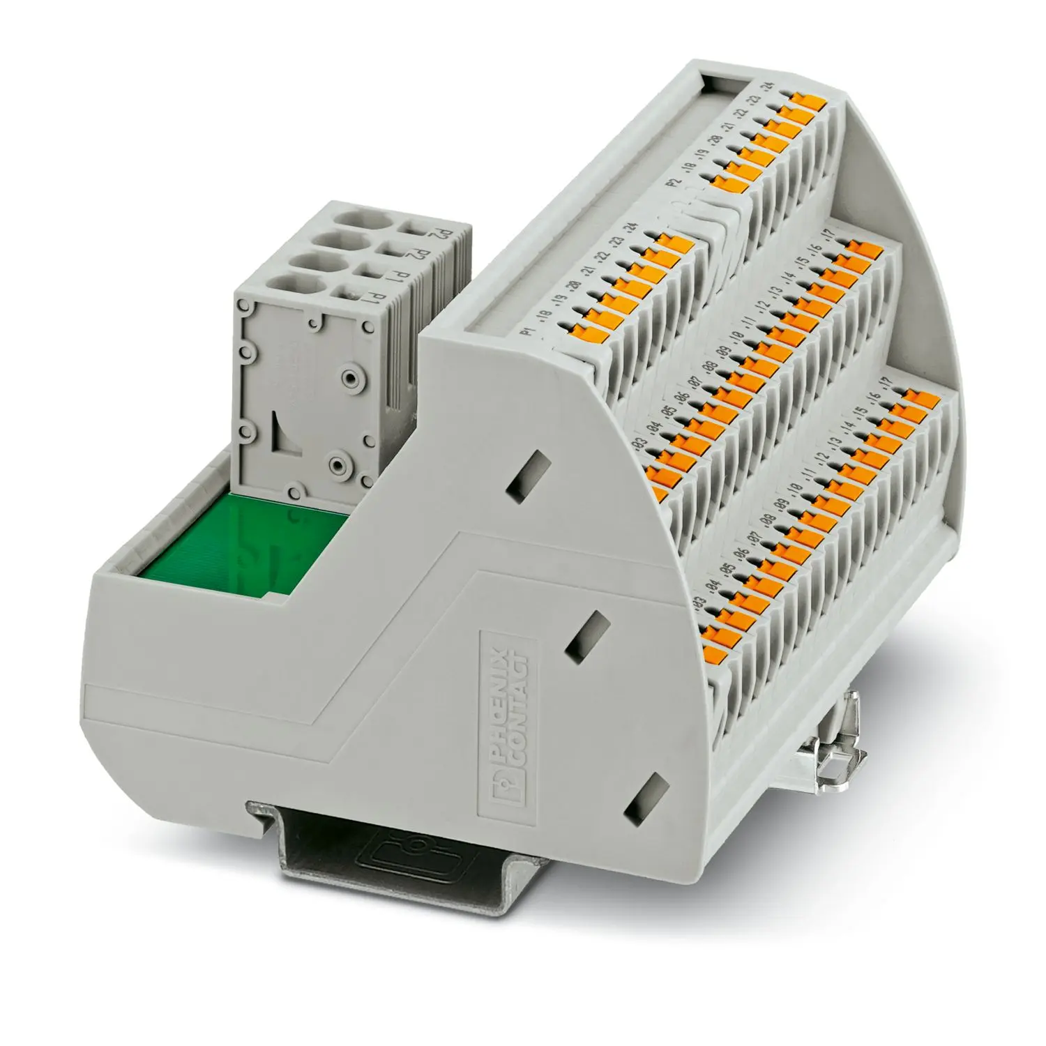 Produktfoto 1 von Phoenix Contact VIP-3/PT/PDM-2/48 Schnittstellenmodul, Stecker, 250 V, Schienenverkehr 30A