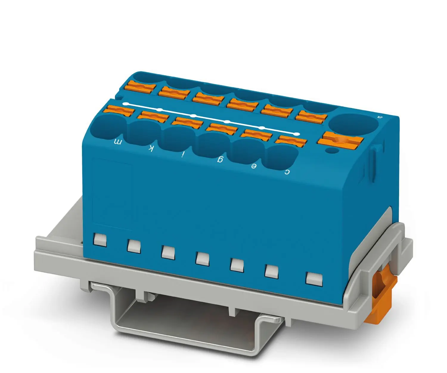 Produktfoto 1 von Phoenix Contact Verteilerblock 13-polig / 800 V 24A, Polyamid Blau, IP20