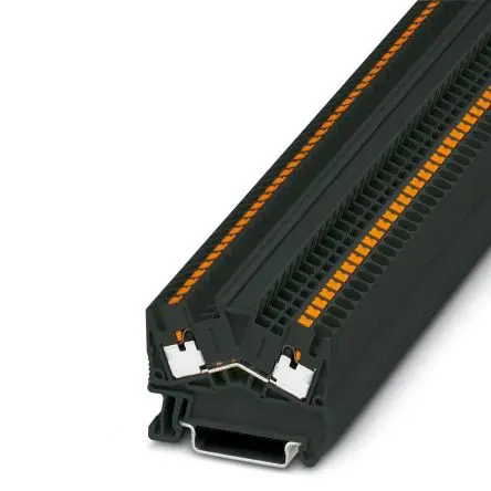 Produktfoto 1 von Phoenix Contact PTS 2.5 BK Anschlussklemmenblock für Durchkontaktierung 1 Schwarz, 0.14mm², 4 mm², 800V