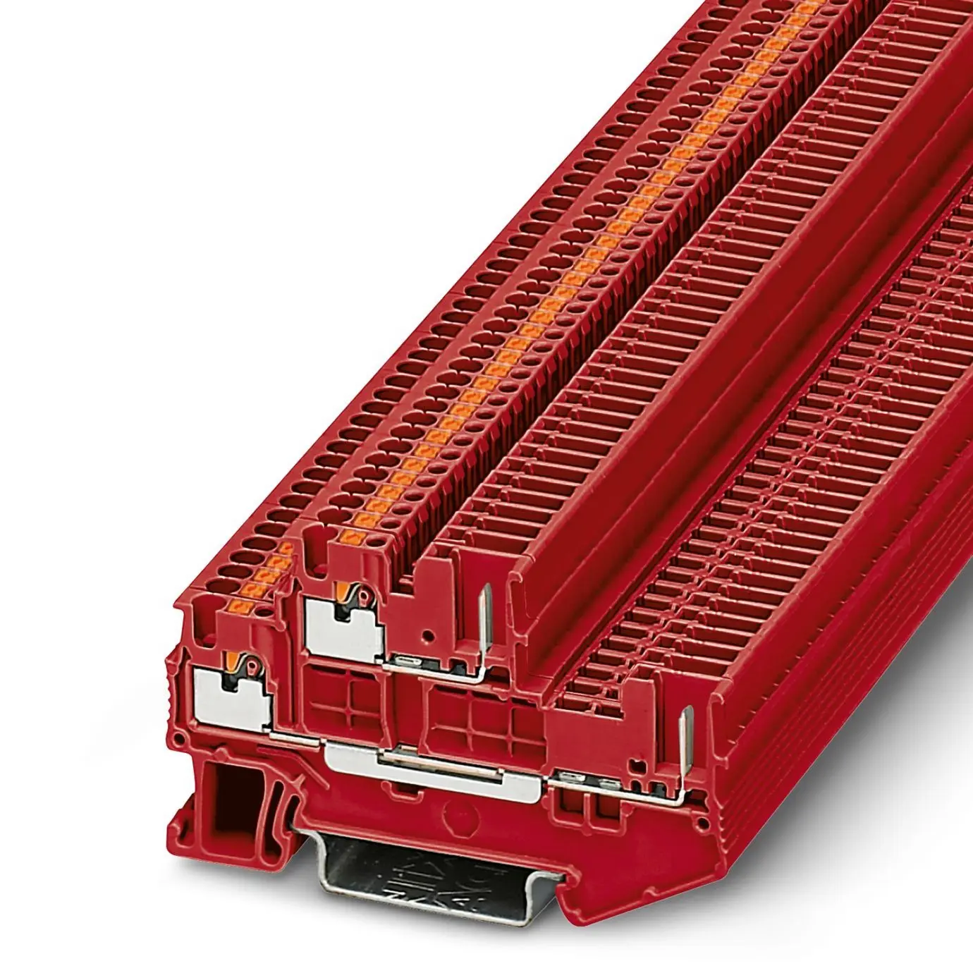 Produktfoto 1 von Phoenix Contact PTTB 1.5/S/2P RD Doppelstock Reihenklemmen 2 Rot, 0.14 to 1.5 mm², 500 V Steckbar