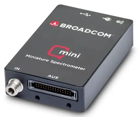 Produktfoto 1 von Broadcom Qmini Spektrometer AFBR-S20M2WV, Evaluierungsplatine Entwicklungstool Sensor, Optisch für WideVIS Messung 225