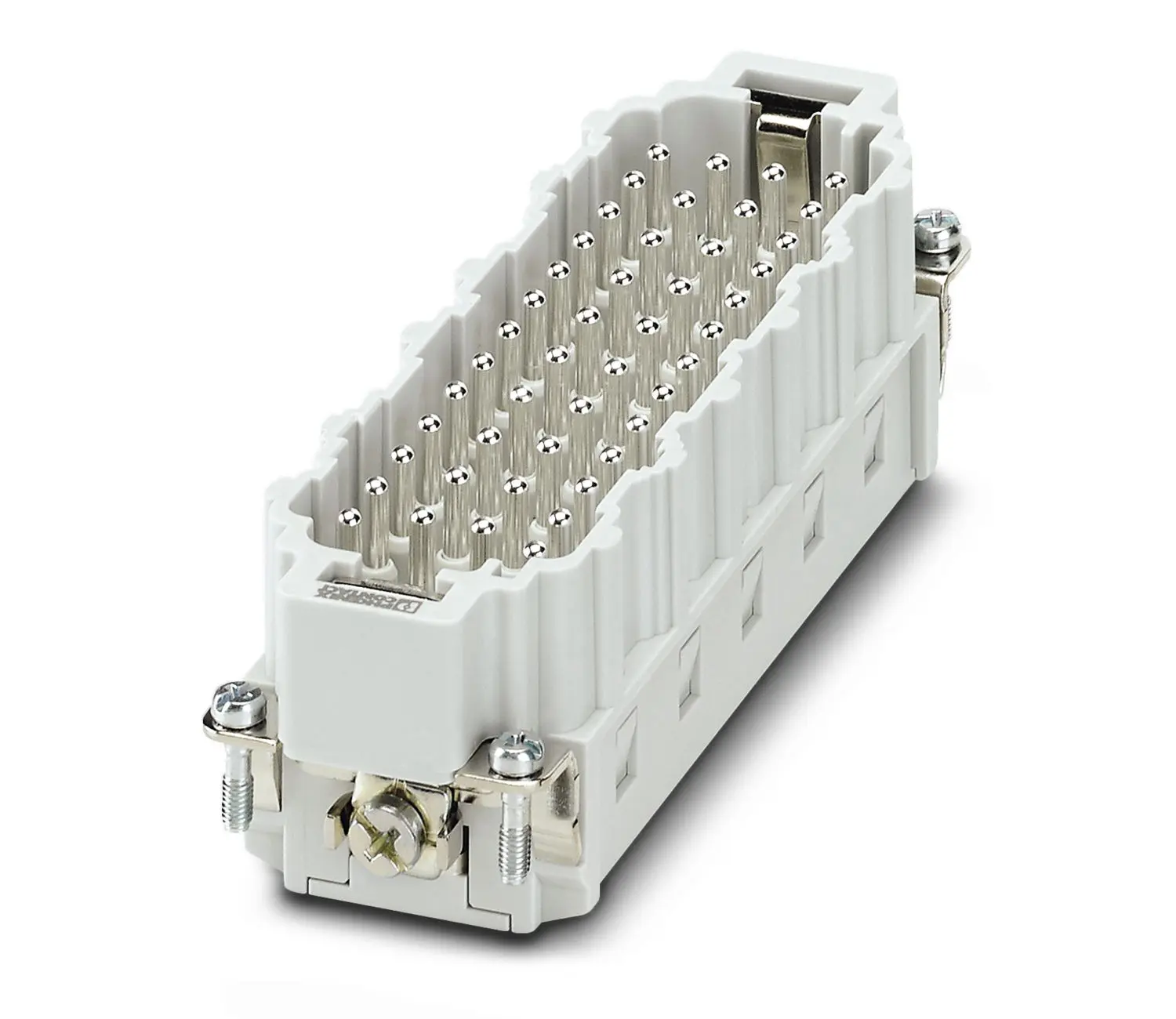 Produktfoto 1 von Phoenix Contact HC-BB46 Industrie-Steckverbinder Kontakteinsatz, 46-polig 16A Stecker, Kontakteinsatz für